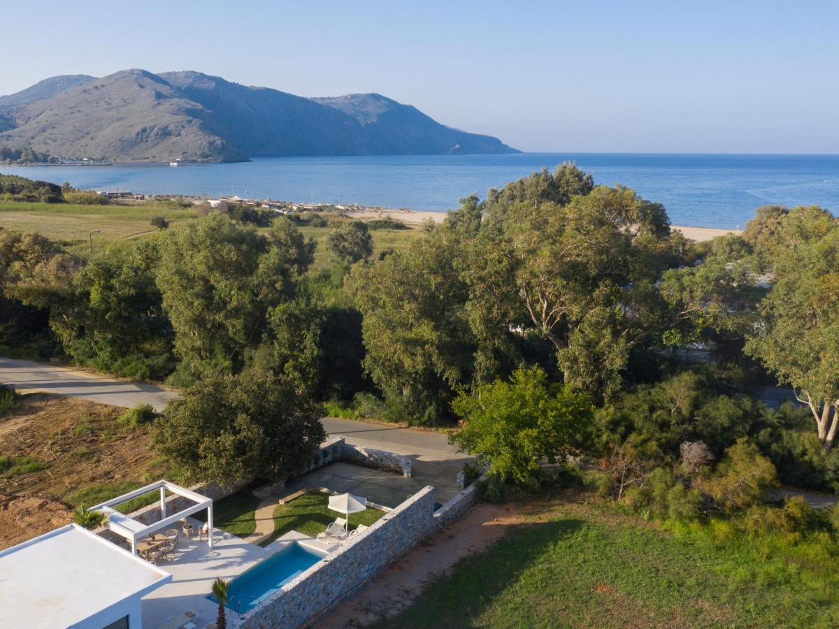 Pelagias Villa Lefka With Heated Pool Mathés Eksteriør bilde