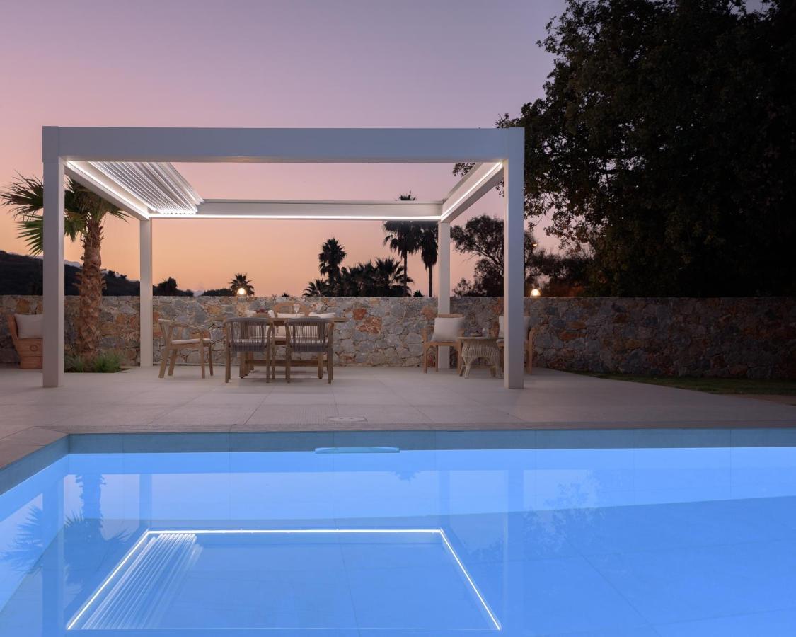 Pelagias Villa Lefka With Heated Pool Mathés Eksteriør bilde