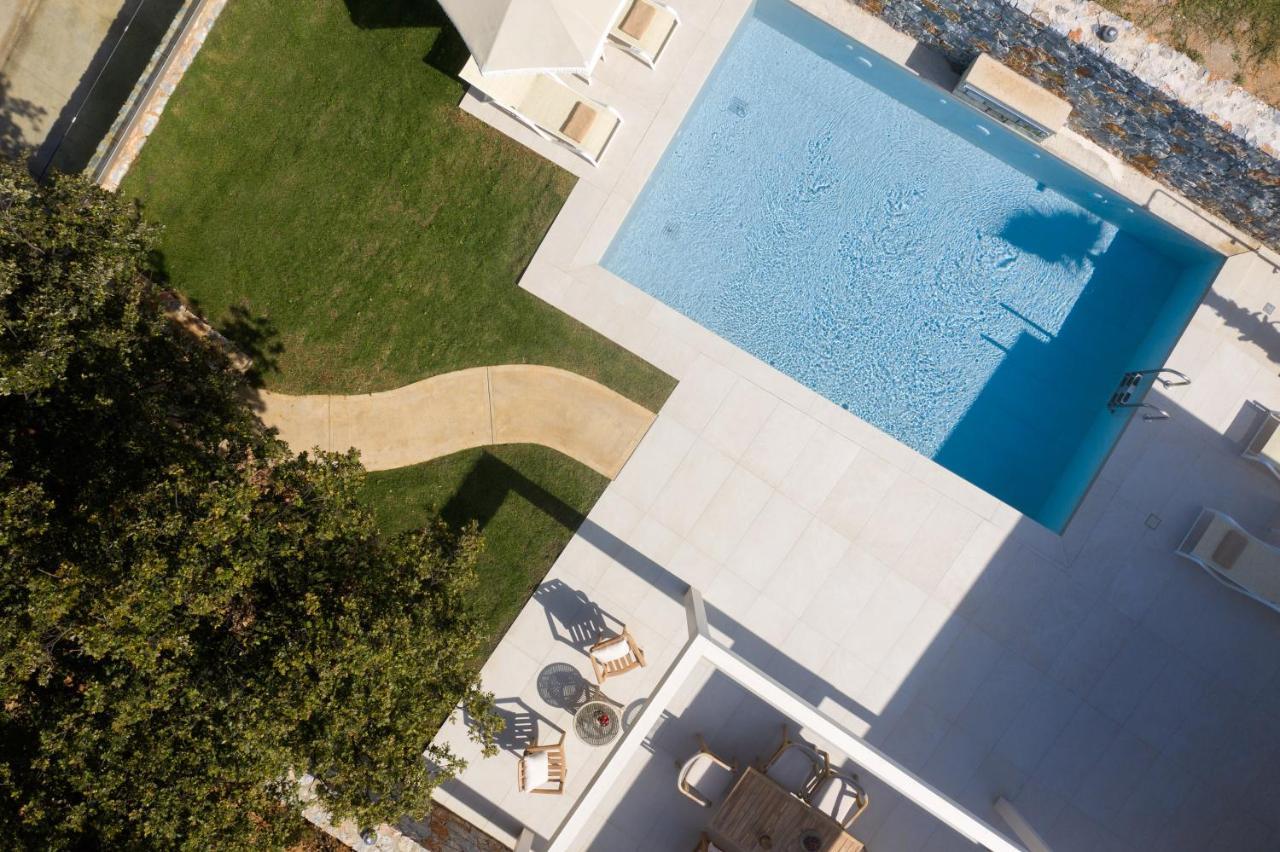 Pelagias Villa Lefka With Heated Pool Mathés Eksteriør bilde