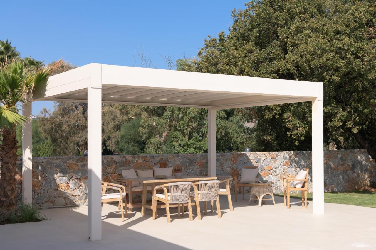 Pelagias Villa Lefka With Heated Pool Mathés Eksteriør bilde