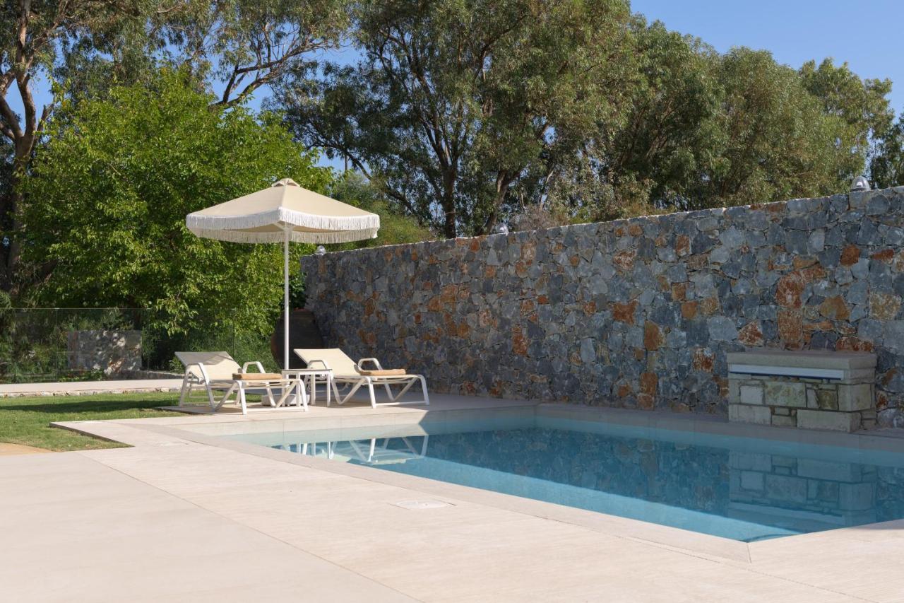 Pelagias Villa Lefka With Heated Pool Mathés Eksteriør bilde