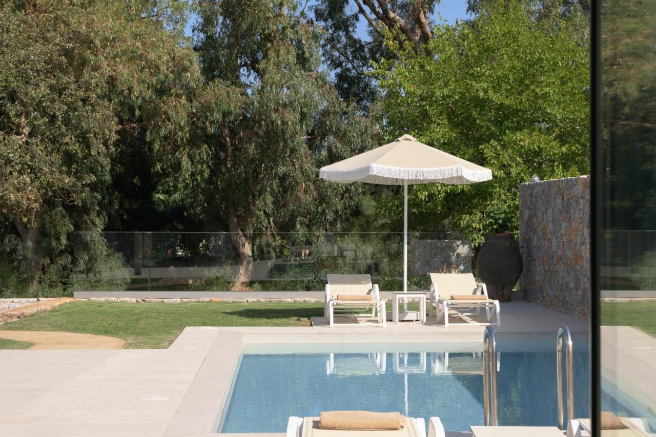 Pelagias Villa Lefka With Heated Pool Mathés Eksteriør bilde
