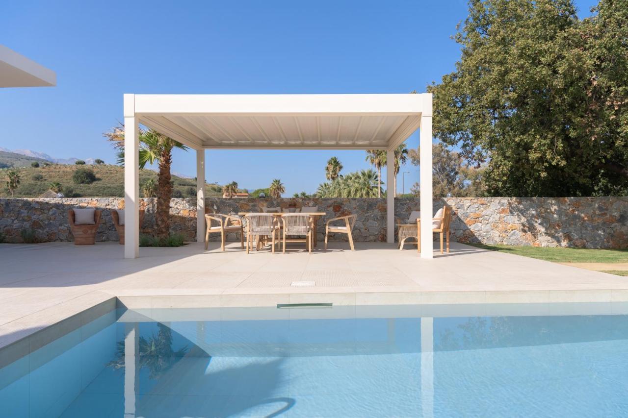 Pelagias Villa Lefka With Heated Pool Mathés Eksteriør bilde