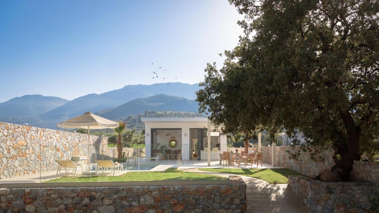 Pelagias Villa Lefka With Heated Pool Mathés Eksteriør bilde