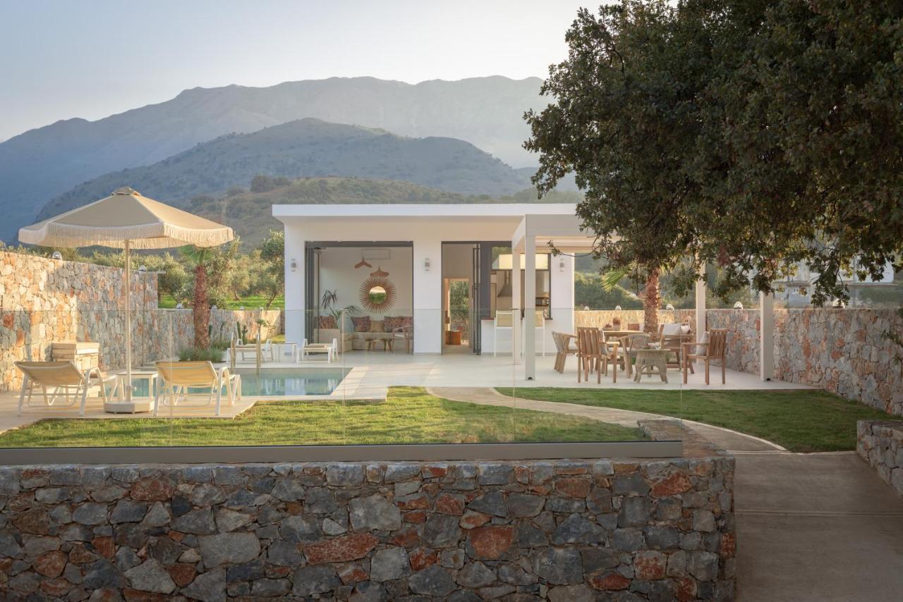Pelagias Villa Lefka With Heated Pool Mathés Eksteriør bilde