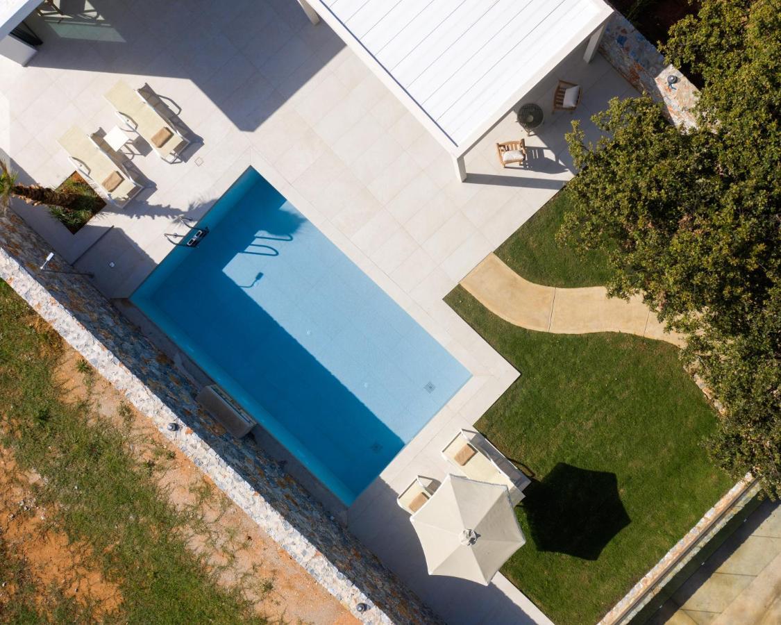 Pelagias Villa Lefka With Heated Pool Mathés Eksteriør bilde