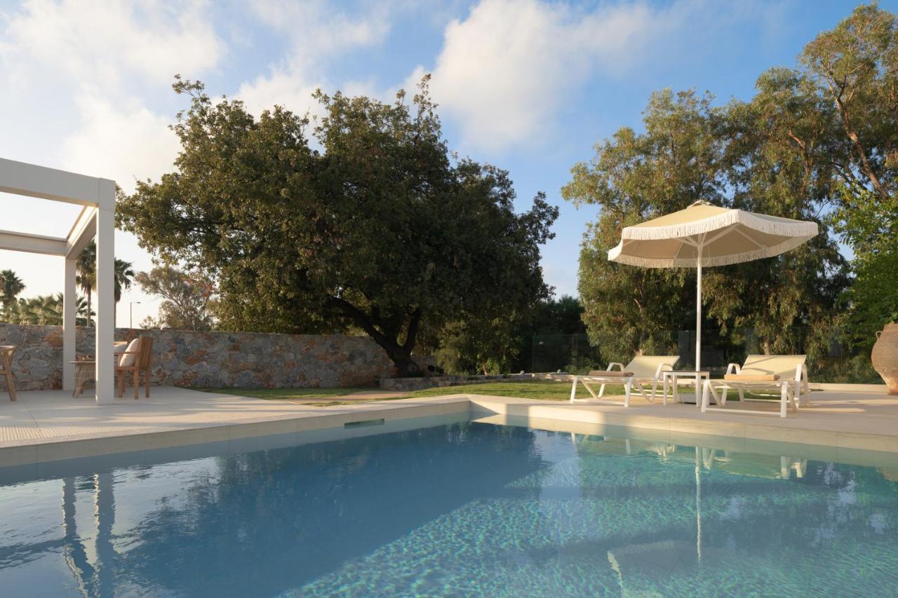 Pelagias Villa Lefka With Heated Pool Mathés Eksteriør bilde