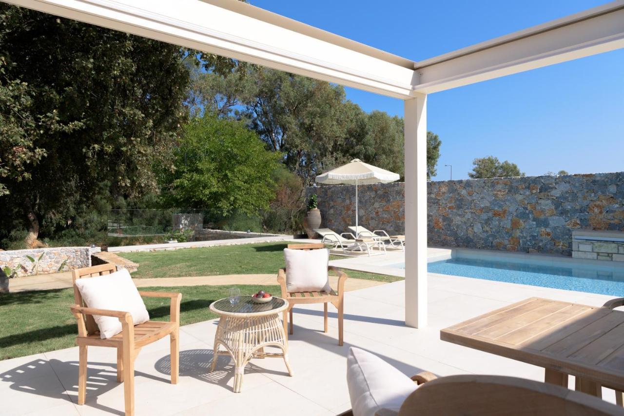 Pelagias Villa Lefka With Heated Pool Mathés Eksteriør bilde