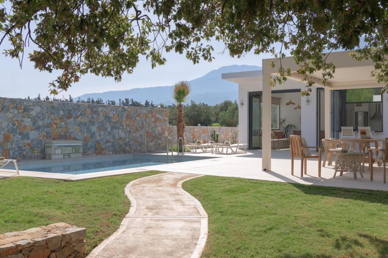 Pelagias Villa Lefka With Heated Pool Mathés Eksteriør bilde