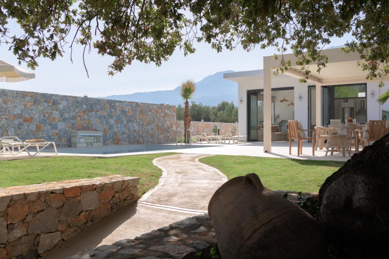 Pelagias Villa Lefka With Heated Pool Mathés Eksteriør bilde