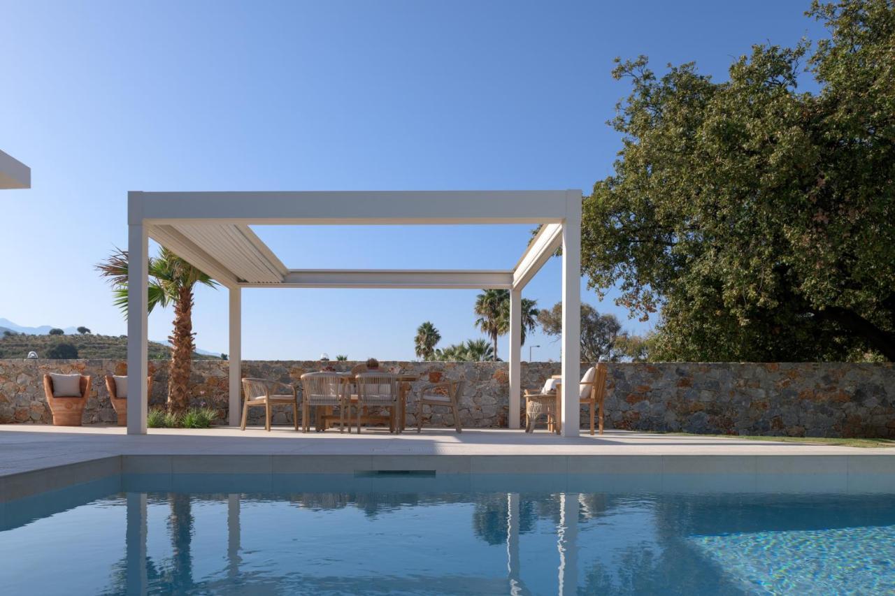 Pelagias Villa Lefka With Heated Pool Mathés Eksteriør bilde